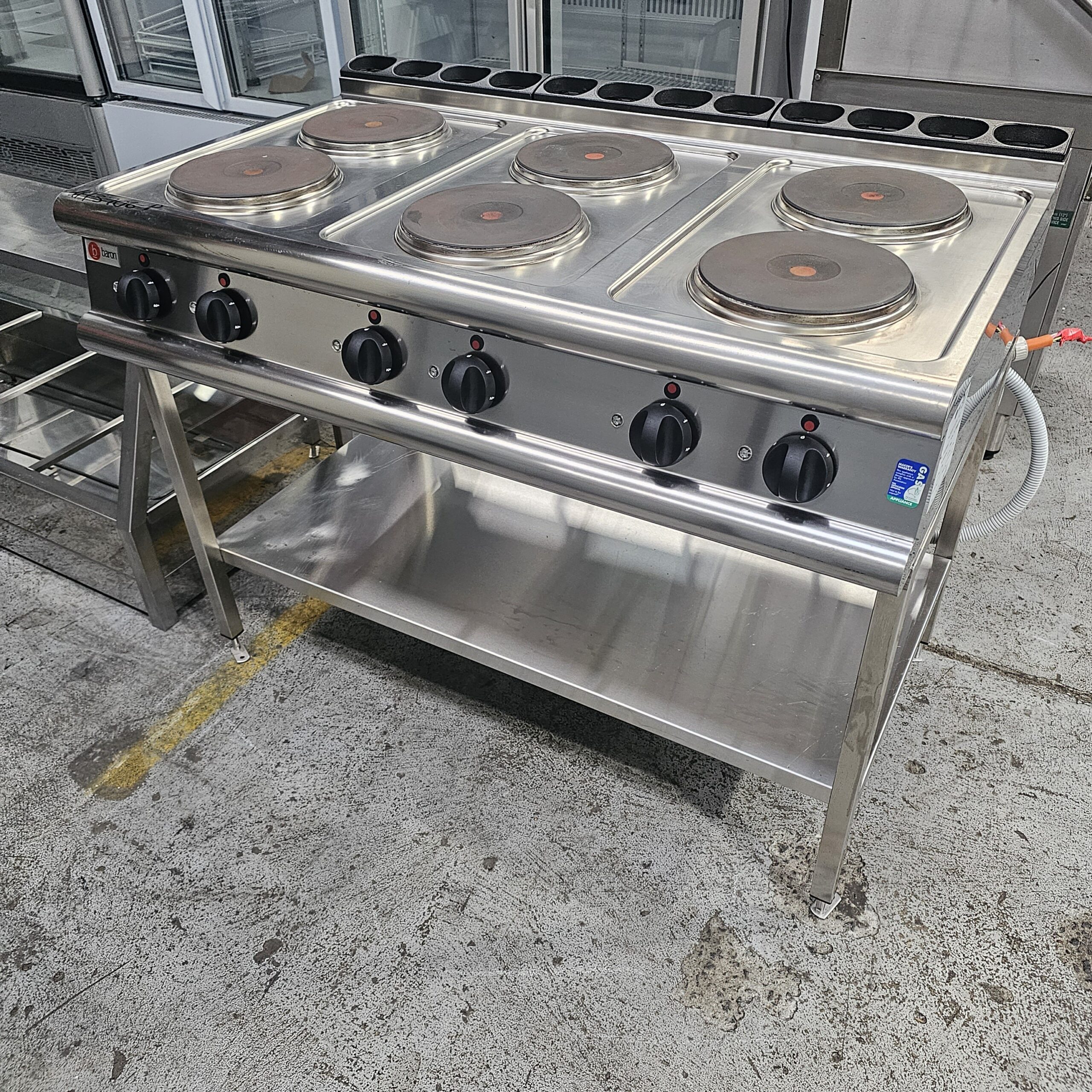 AS NEW BARON 6 HOB ELECTRIC COOKTOP