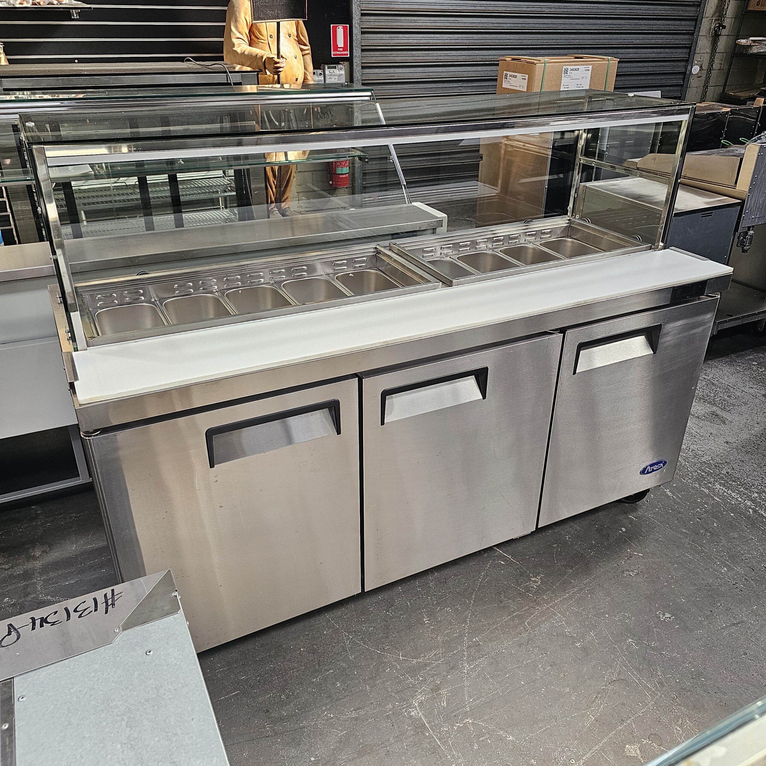 Premium Atosa 1800mm Prep Fridge – Affordable, Fresh Display - Image 3